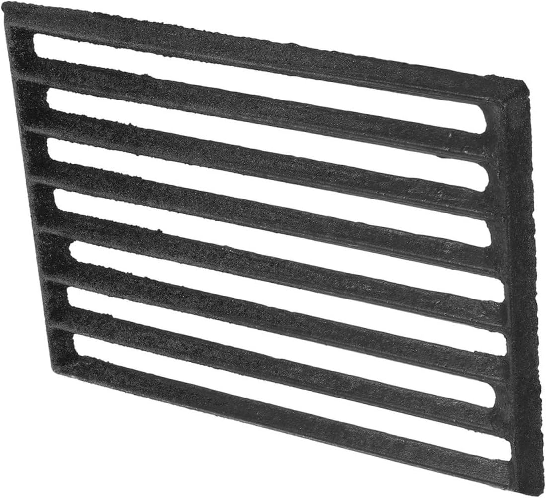 Metal Fireplace Grate Firewood Grate for Barbecue High Capacity BBQ Grilling Mat for Outdoor Fire Pit