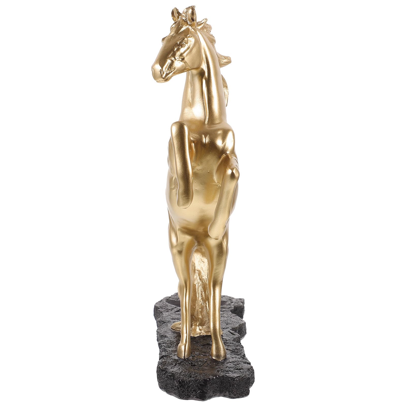 Statue de cheval decorative ornement de bureau design créatif SOLUSTRE en résine
