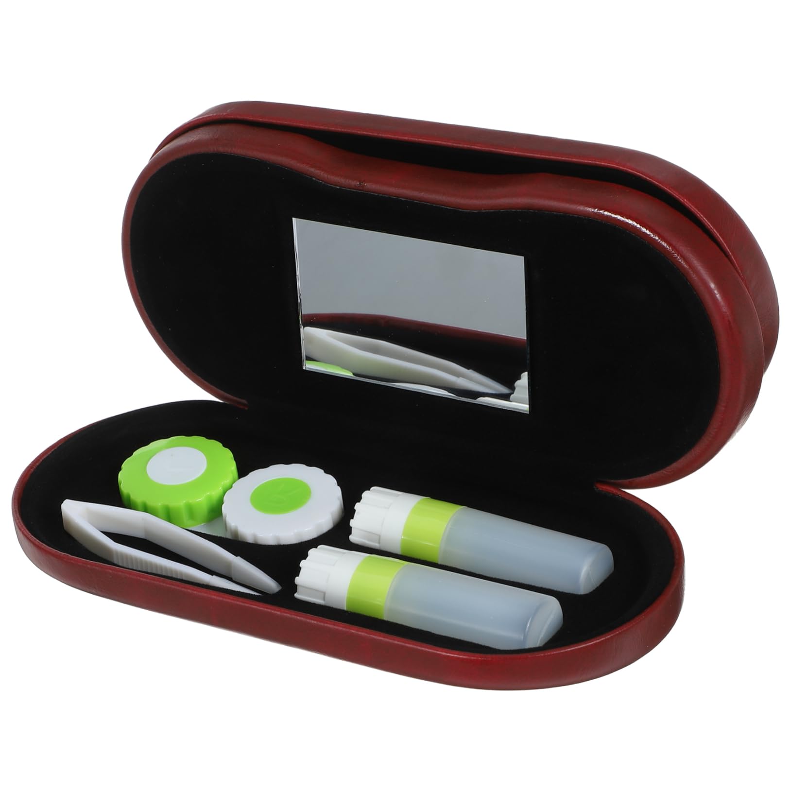 PACKOVE 5juegos Estuche De Gafas Profesional y Estuche De Diseño Portátil De Doble para y Elegante