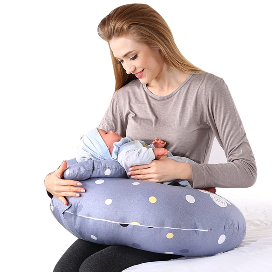 Poduszka ciążowa dla noworodka, poduszka do karmienia piersią, talia, biodra łagodzą ból jako prezent dla przyszłej matki, poduszka ciążowa do karmienia piersią i butelką, żółta