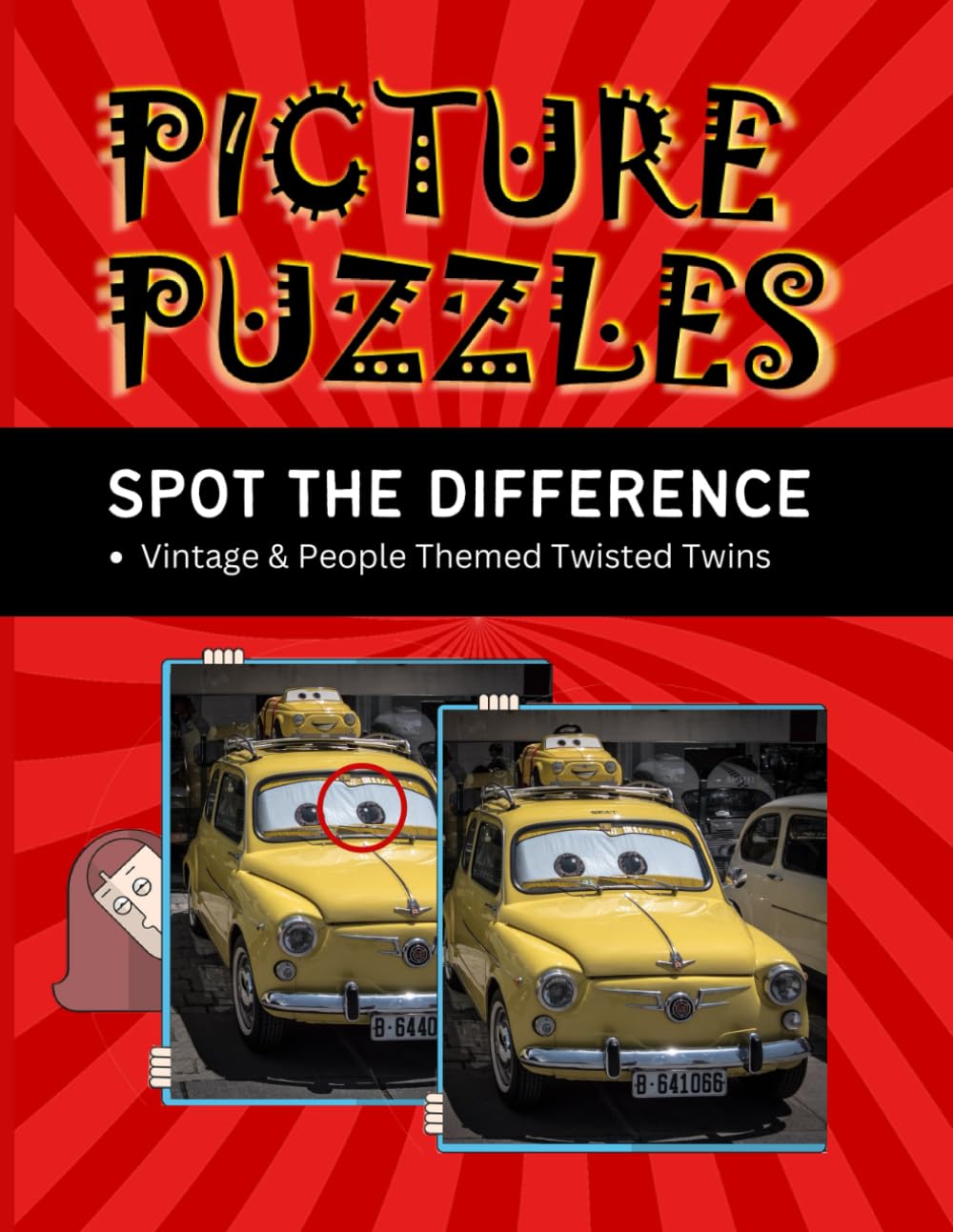 PICTURE PUZZLES: SPOT THE DIFFERENCE : Over 450 Differences to Find from Vintage & People Themed Twisted Twin Pictures