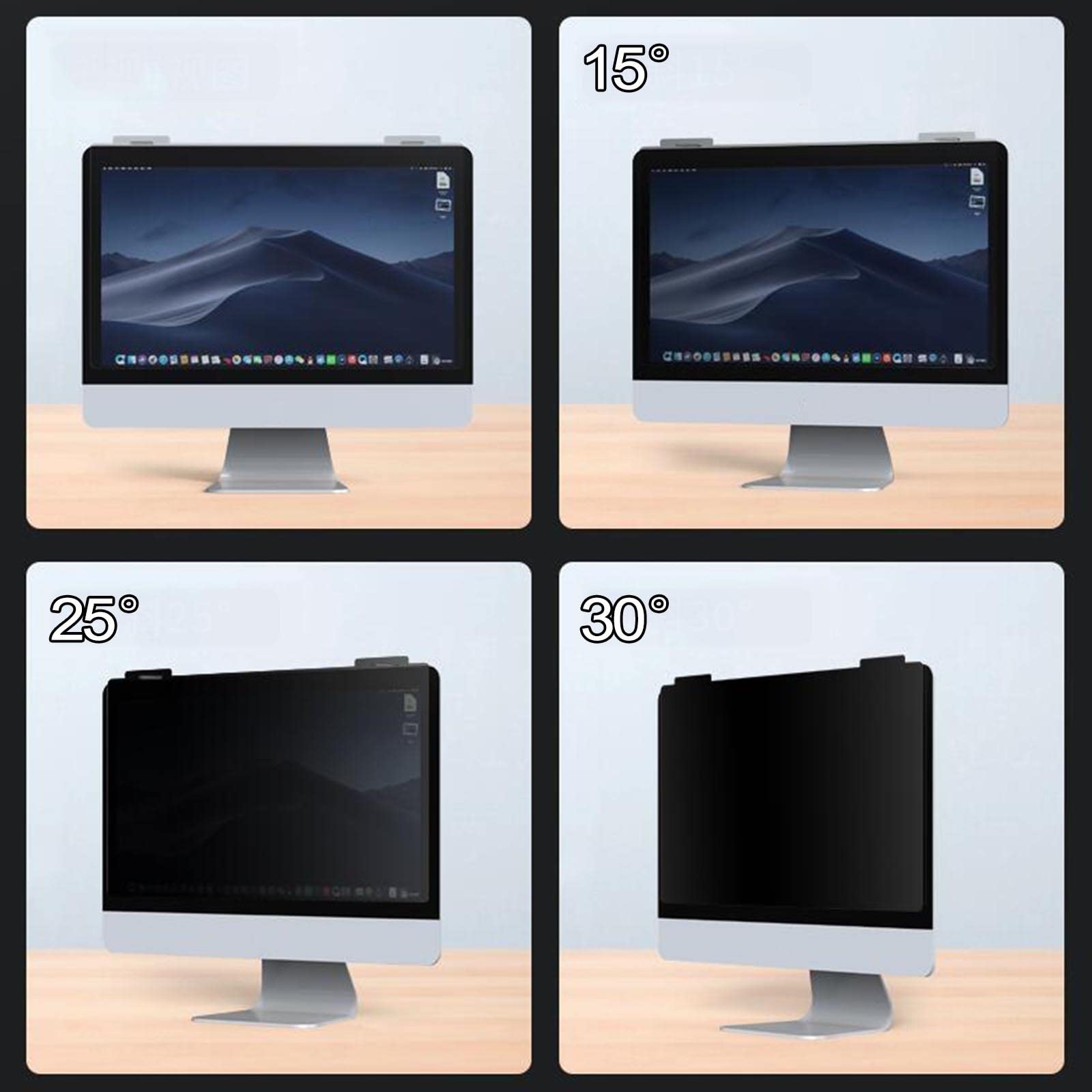 LIGUOYI Antis-Luce Blu Pellicola De Protezione per Laptop, Filtro Schermo Allevia L'affaticamento degli Occhi, Filtro Privacy per Monitor, Computer Premium Filtro Privacy AntiGraffio