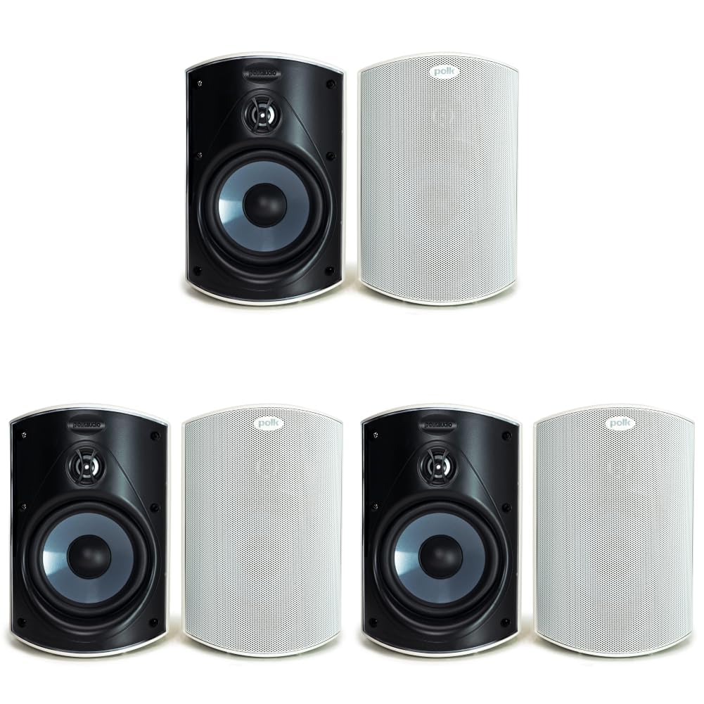 Polk Audio Atrium 6 All-Weather Outdoor Speakers, 100W Wired (Pair, White) — Amazon image 30
