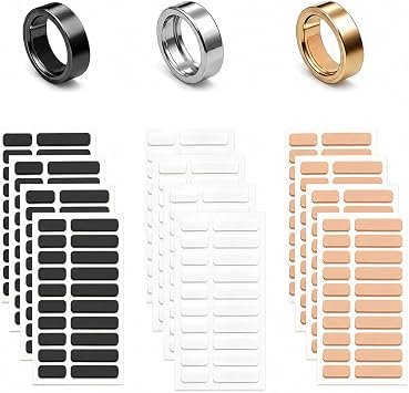 240 Pcs Smart Ring Size Adjuster for Oura Ring Gen 4/3, Samsung Galaxy Ring, Ultra Human Ring AIR, RingConn 2/1, Amazfit Helio Ring, Ring Sizers for Loose Rings
