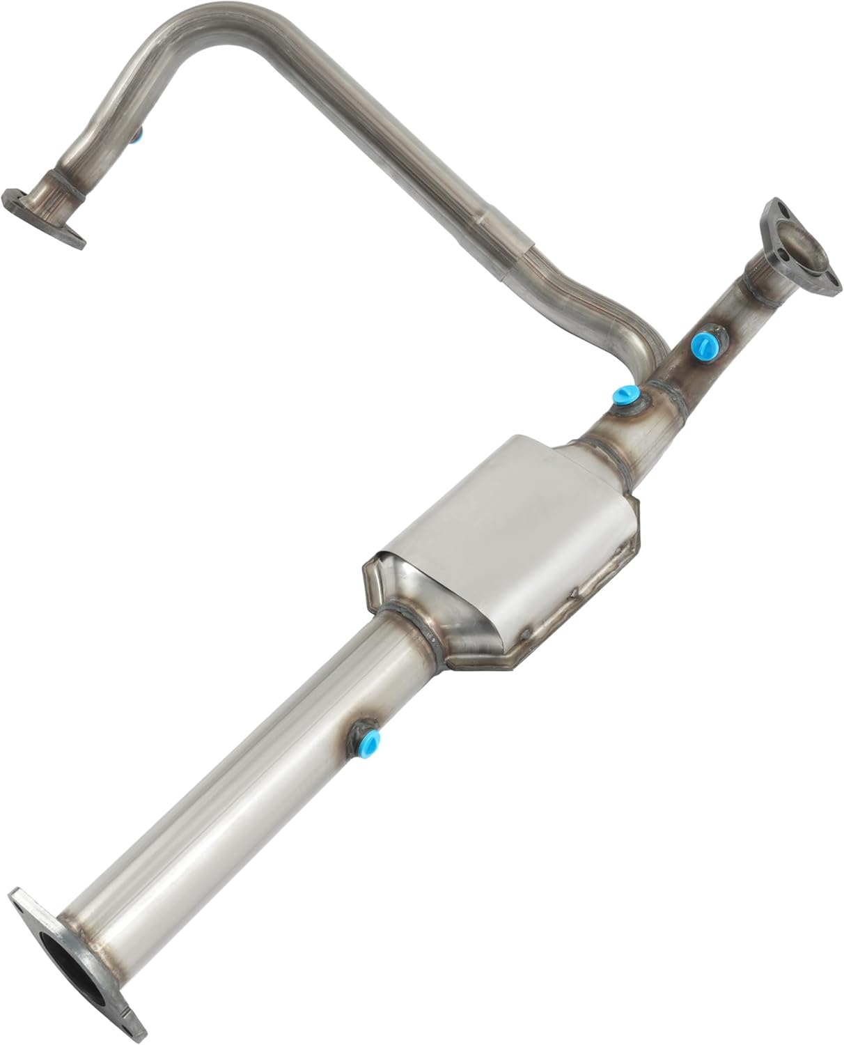 Catalytic Converter Compatible with 1996-1998 GMC Chevy Chevrolet C K 1500 2500 Suburban Pickup Silvery 409 Stainless Steel