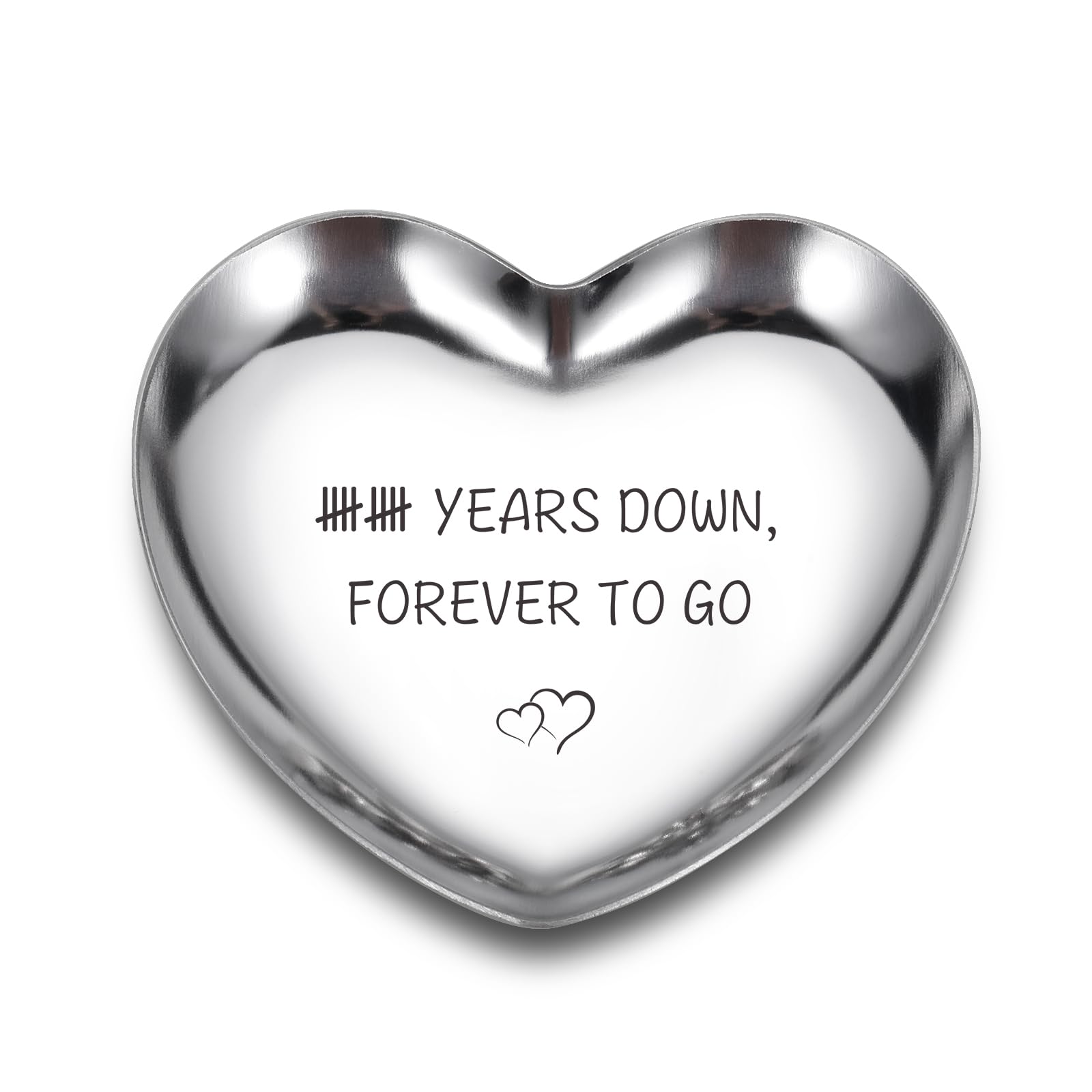 Aeonovs 10th Anniversary Tin Gifts, 10 Year Anniversary for Wife, 10th Anniversary Ring Holder, Anniversary Wedding Gift for Couple, 10 Year Anniversary decorations, 10th for Him Her