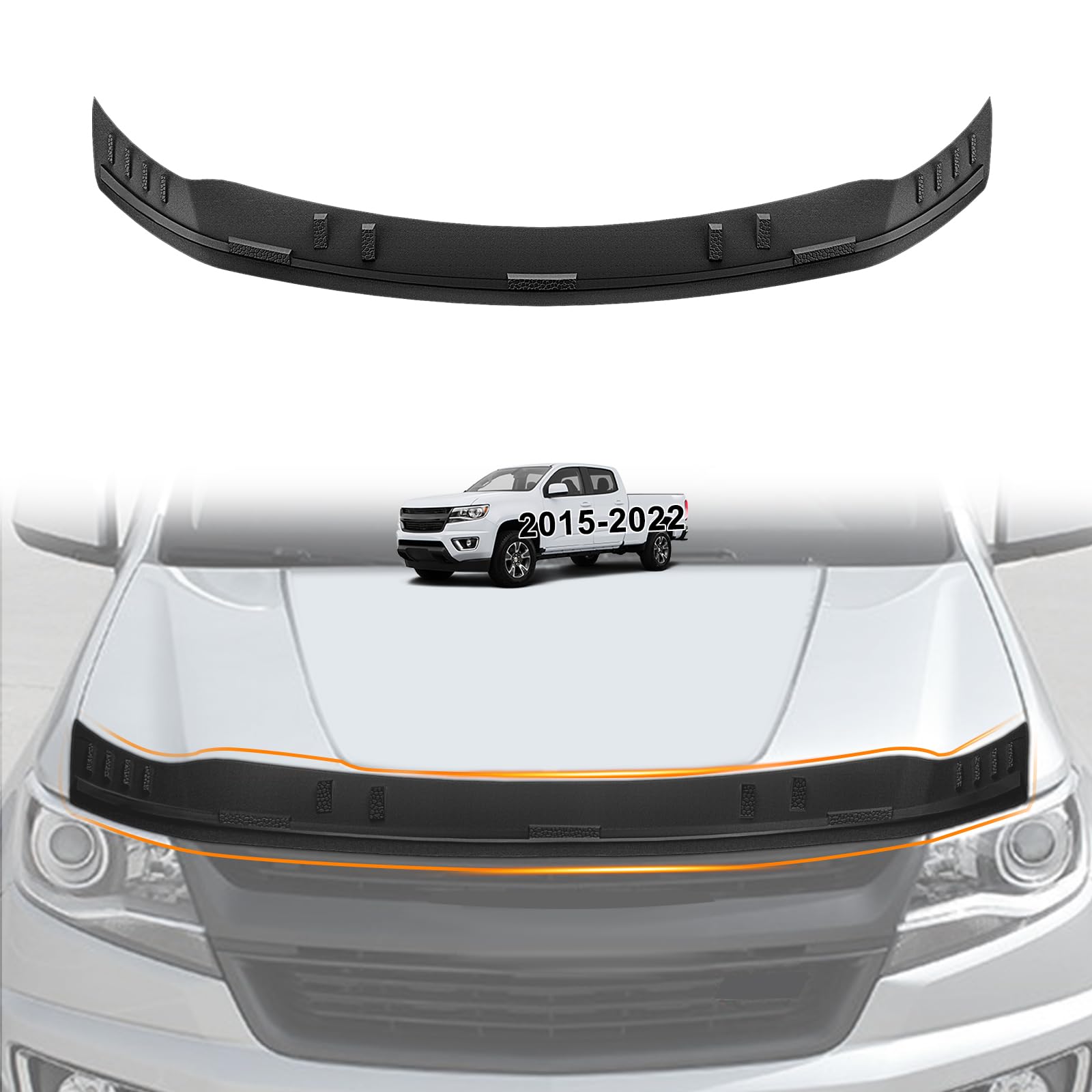 TripleAliners Hood Bug Deflector Protector for 2015-2022 Chevy Colorado