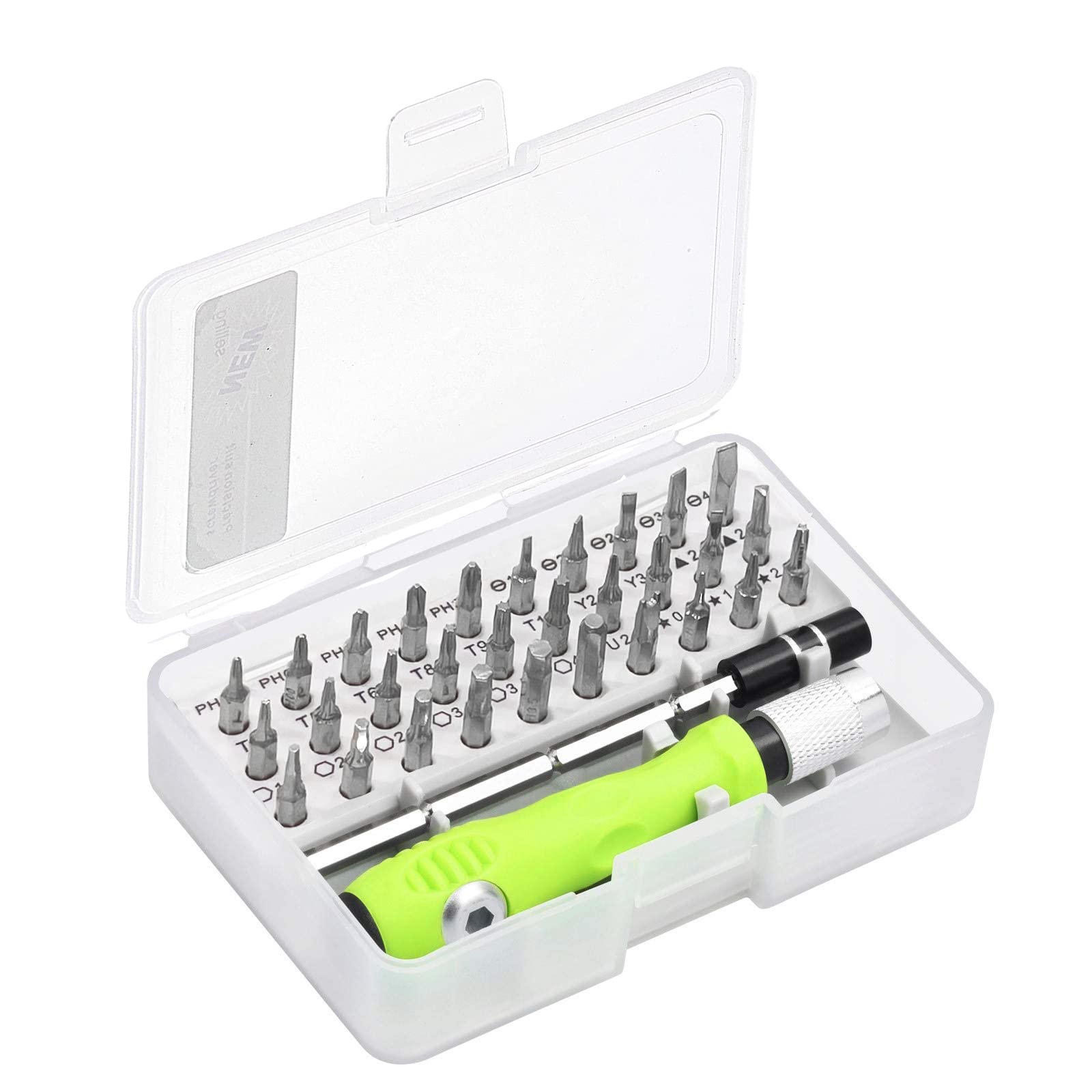 See full amazon price history chart for Precision Screwdriver Set Magnetic, 32 in 1 Small screwdriver set for Glasses Computer Precision Screwdriver Set Magnetic, 32 in 1 Small screwdriver set for Glasses Computer (B09YYLY1CZ) Amazon Price History, Amazon Price Tracker