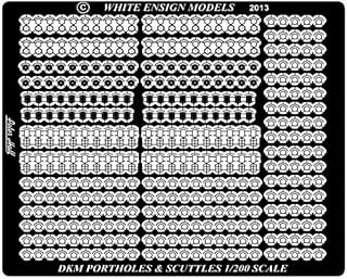 White Ensign Models 1/200 Kriegsmarine Portholes & Scuttles Photoetch Enhancement Parts