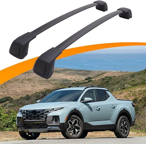 Snailfly Barra transversal mejorada para Hyundai Santa Cruz SE SEL Premium Night Limited 2021-2025 portaequipajes superior de carga barra transversal