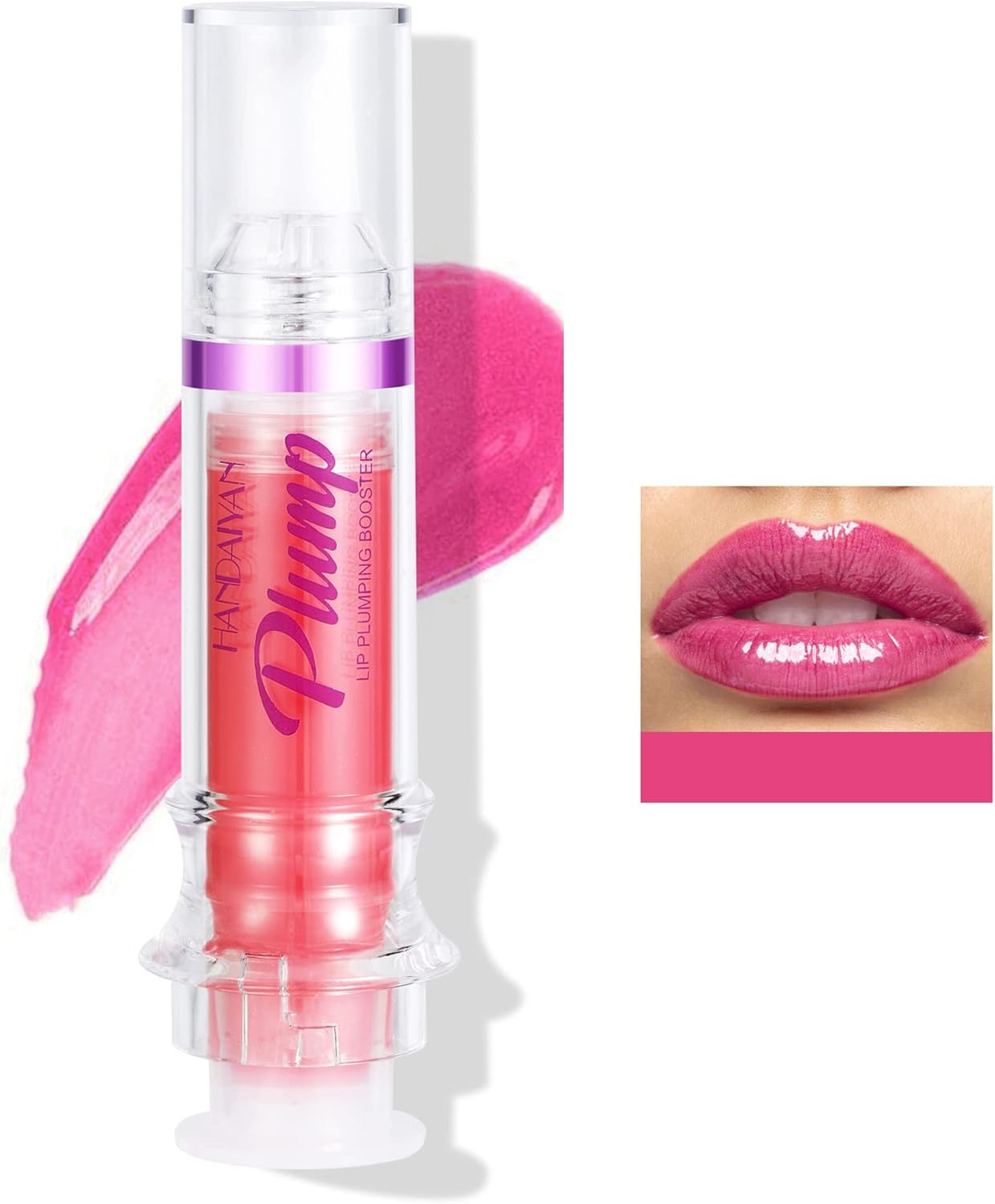 Easilydays Lip Gloss Plumper Glossy Lip Lipstick, Lifter Gloss, Hydrating, Volumizes, HighShine