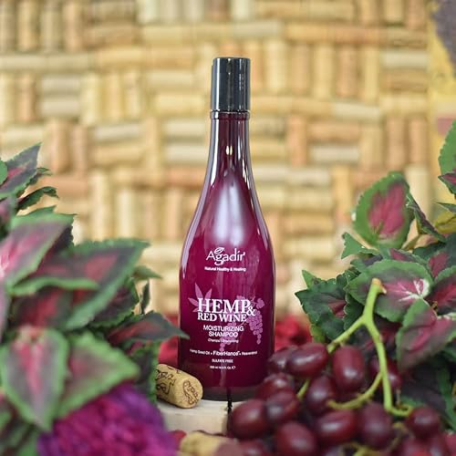 Agadir Hemp & Red Wine Moisturizing Shampoo, 14.5 Fl Oz #TOP2