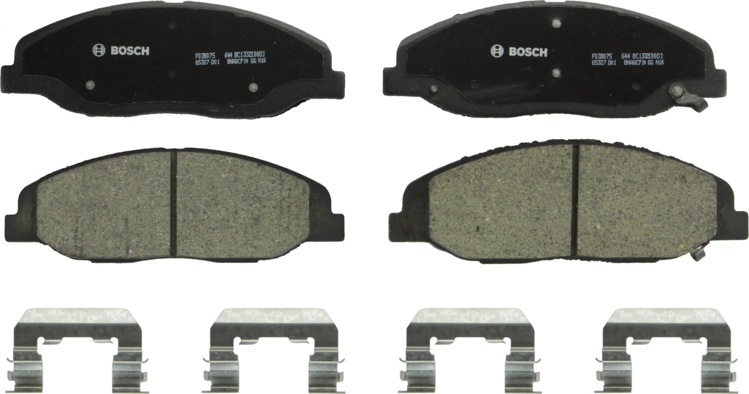 BOSCH BC1332 QuietCast Premium Ceramic Disc Brake Pad Set - Compatible with Select Cadillac CTS, STS; FRONT