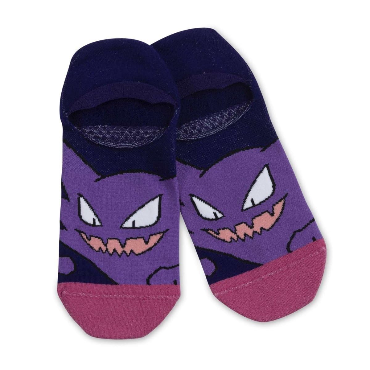 Pokémon Center: Gastly, Haunter & Gengar Terrifying Trio Calcetines invisibles (3 pares) (talla única-adulto), Multi, talla única