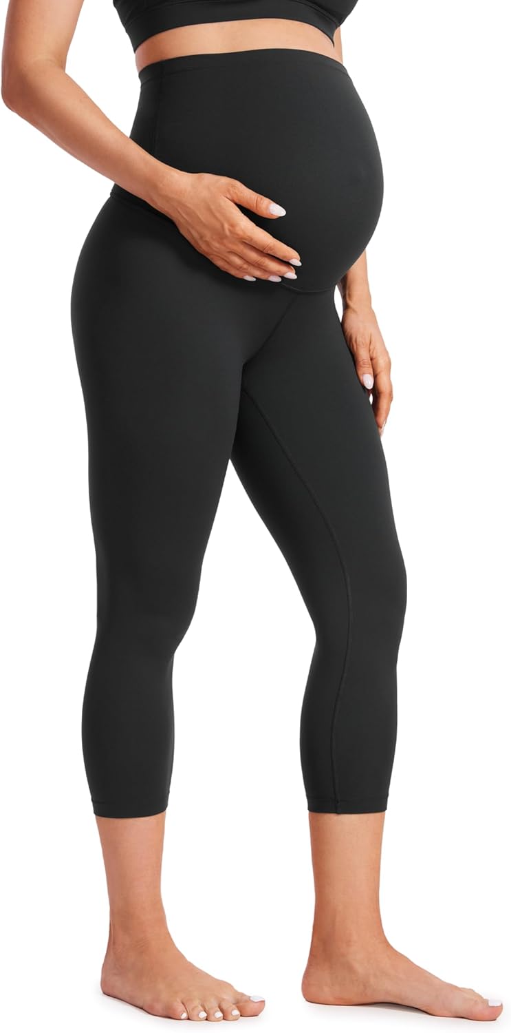 CRZ YOGA Womens Butterluxe Maternity Capris Leggings 21̸...