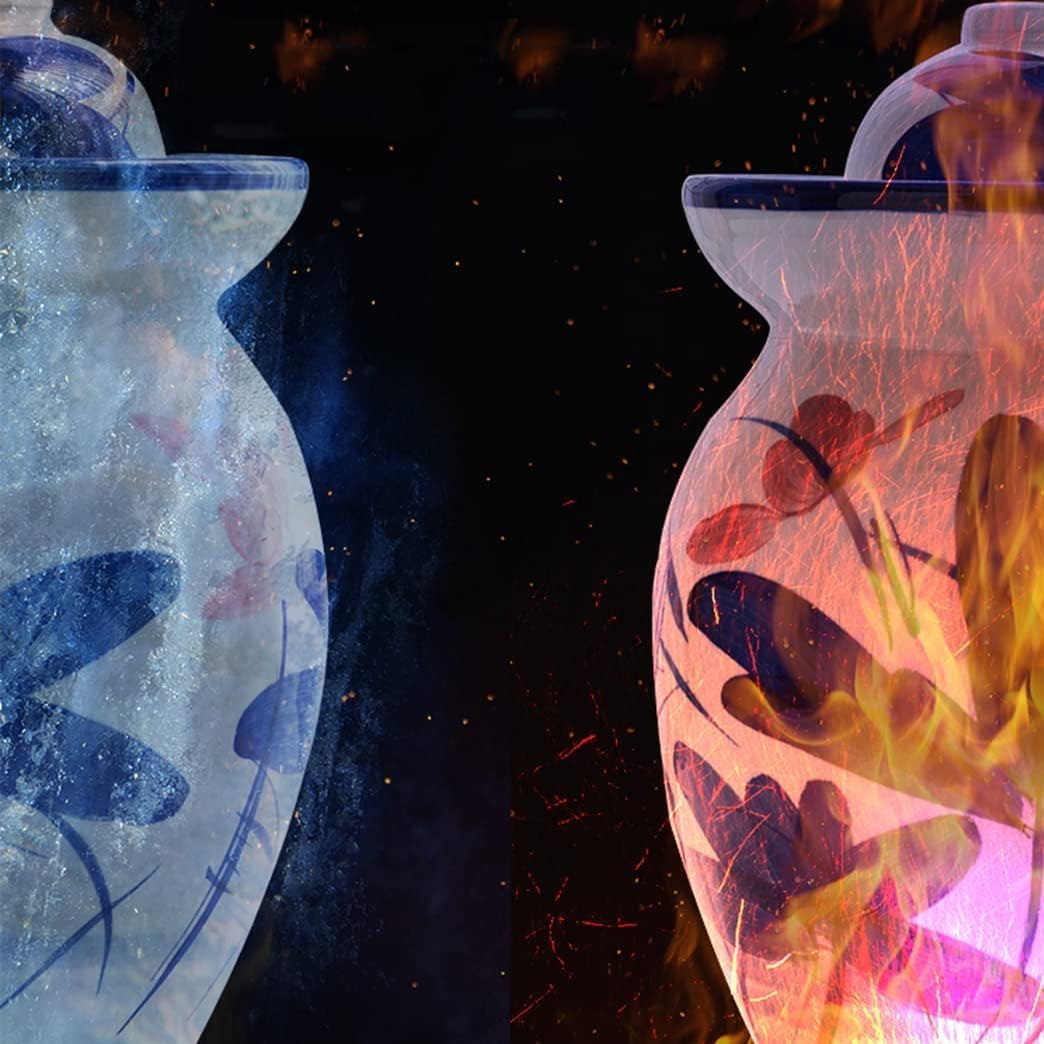 ELEFOCUS Vintage Traditional Ceramic Pickle Jar Fermentation Crock Jar, Chinese Pickle Jar,Fermenting Tank with Water Seal 5kg