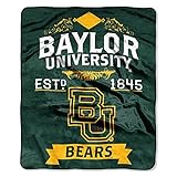 The Northwest Company NCAA Baylor Bears Label Raschel Throw, 50-Inch by 60-Inch