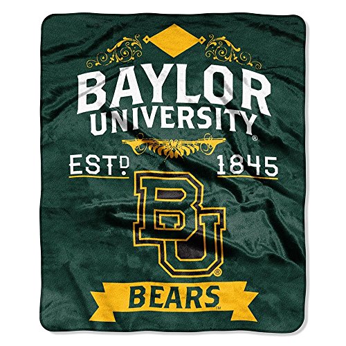 Northwest NCAA Baylor Bears Unisex-Adult Raschel Throw Blanket, 50