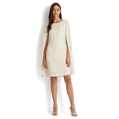 Lauren Ralph Lauren Cape Georgette Cocktail Dress Women