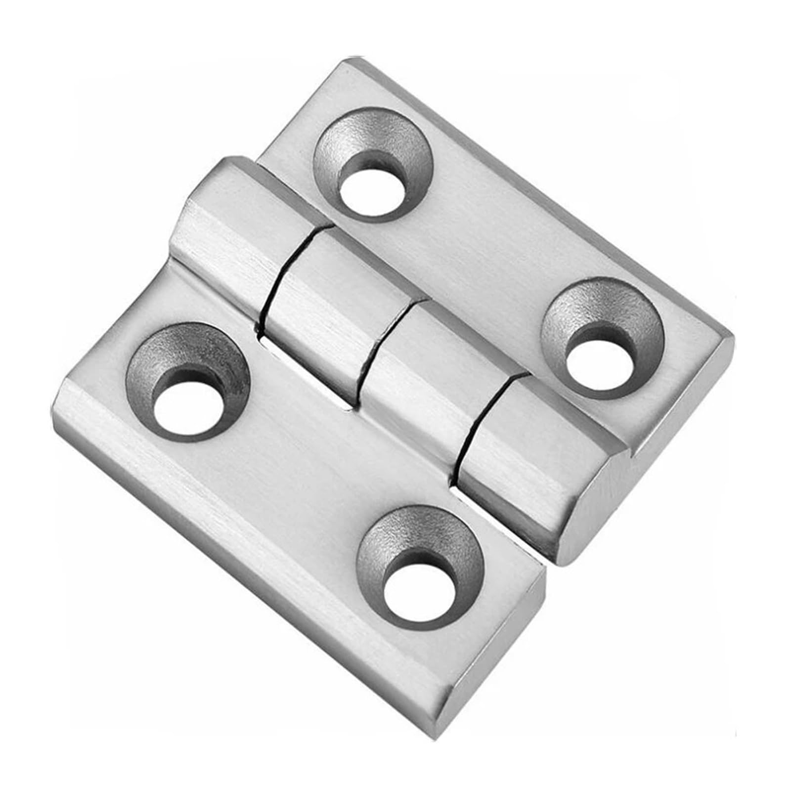 Charnière de porte en fonte marine à quatre sections en acier inoxydable pour yacht, 2 pièces