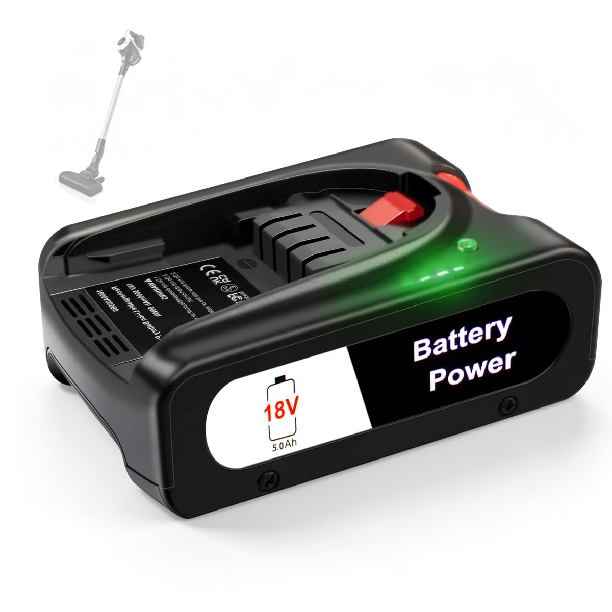 GOXX Replacement 5000mAh Li-ion Battery for All Bosch PBA 18V Tool