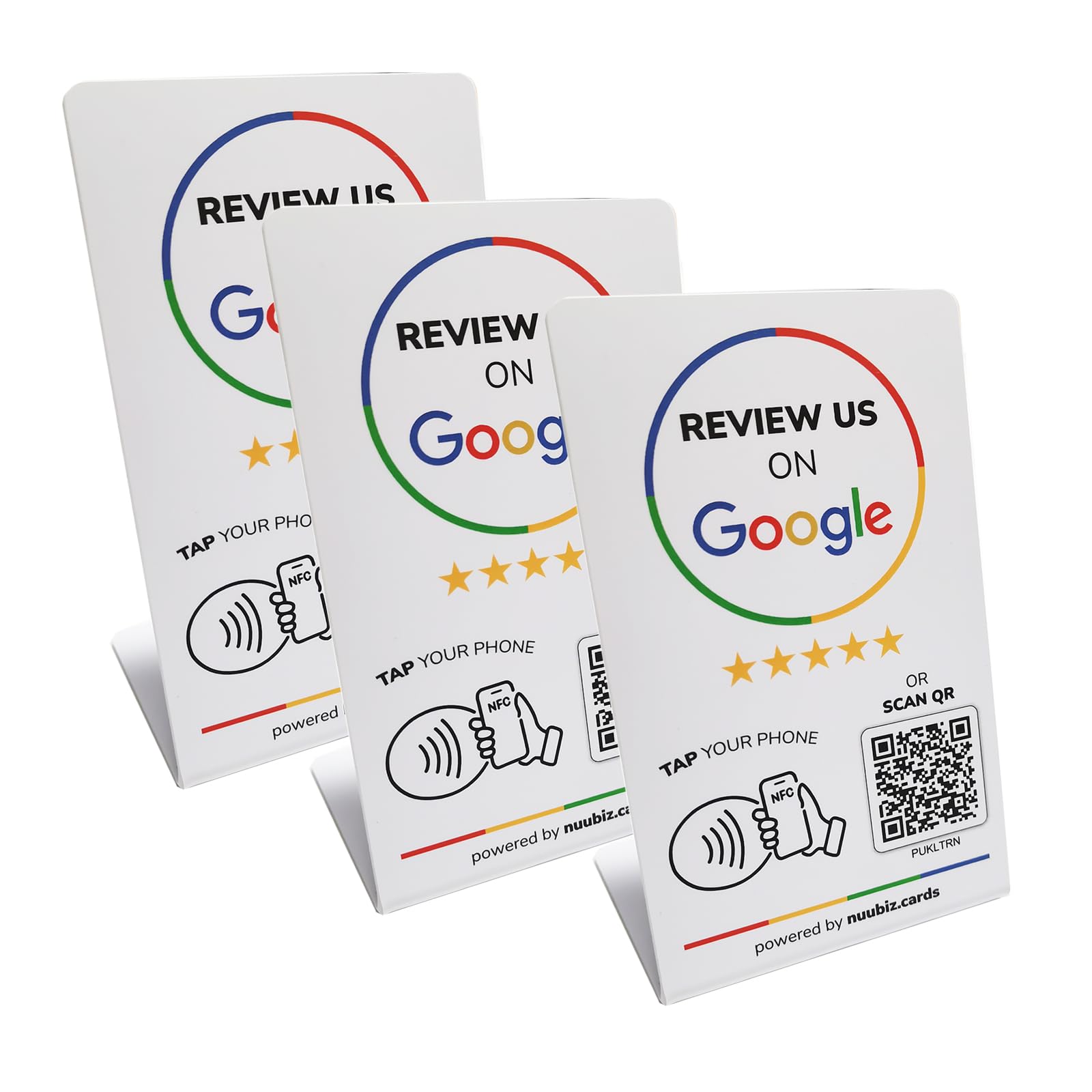 Amazon | Googleレビュースタンド(3パック)– NFCタップしてSEOを後押し