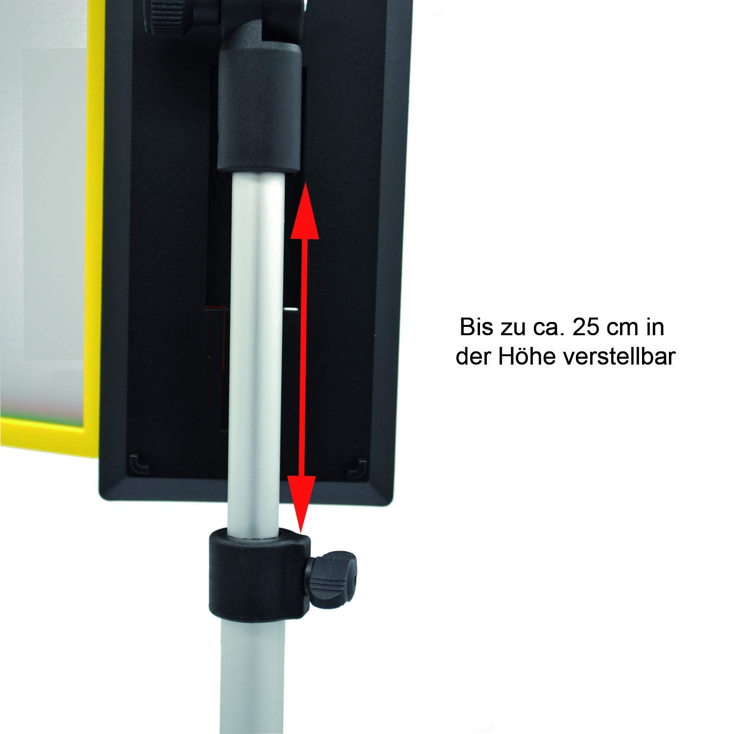 Generisch Sichttafelsystem Kassenständer A4 mit 10 Stk weißen Rahmen Preislistenhalter mit festem Standfuß Generisch Sichttafelsystem Kassenständer A4 mit 10 Stk weißen Rahmen Preislistenhalter mit festem Standfuß