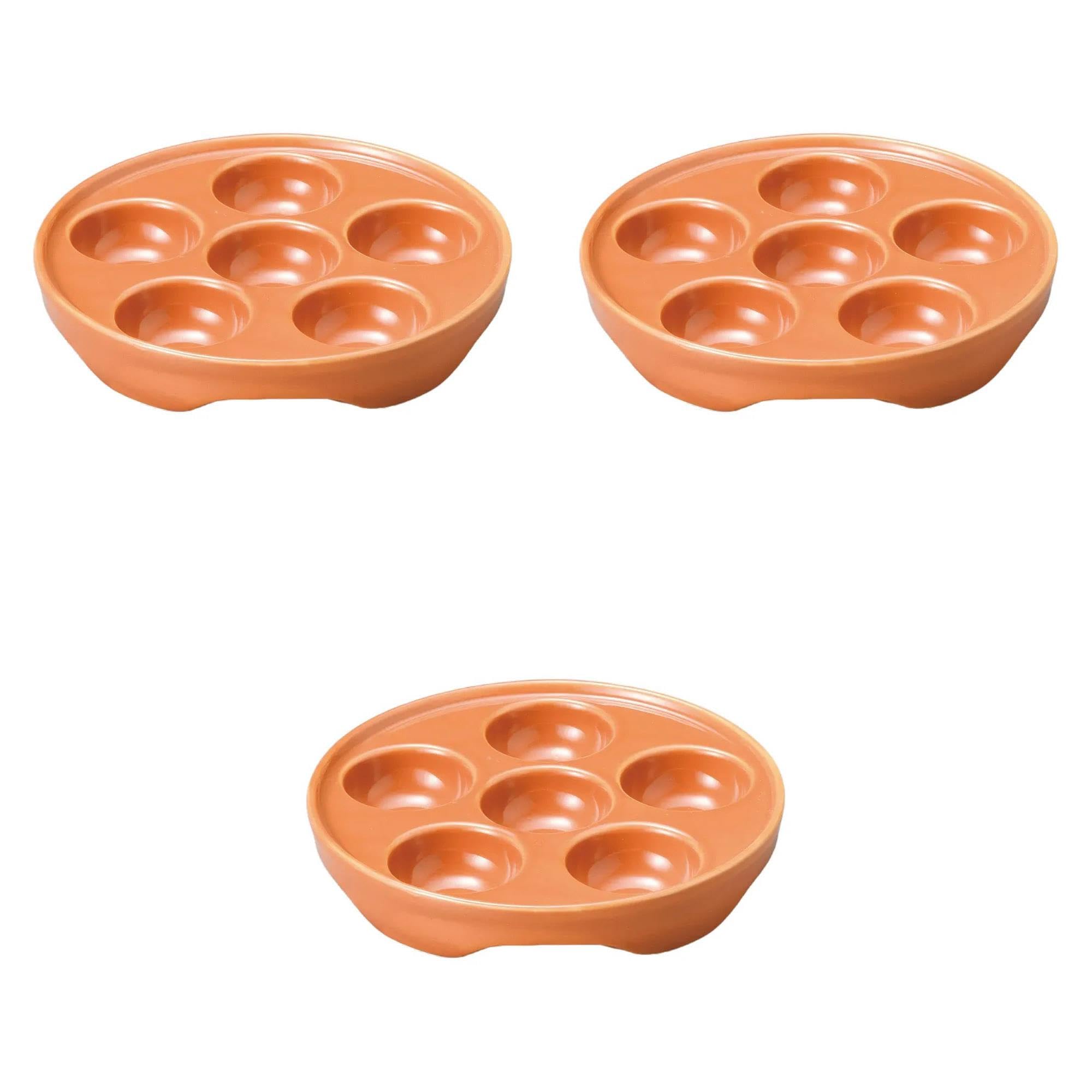 Set of 3 Escargot [6.2 x 1.0 inches (15.9 x 2.6 cm) | Au Gratin Dish, Ceramic, Setomonohonpo