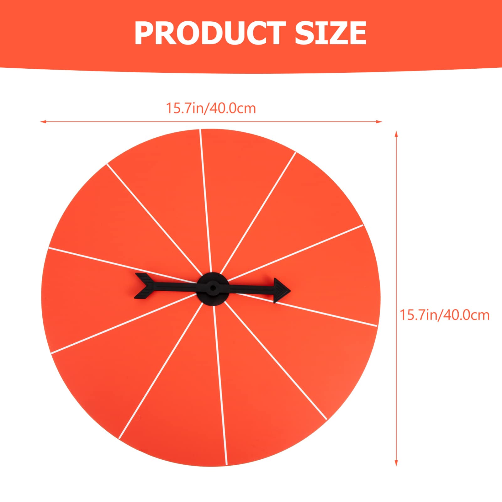 SUPVOX Luck Prize Wheel Game Tabletop for Party Supplies Carnival Fun Design Slots for Exciting Prize Draws