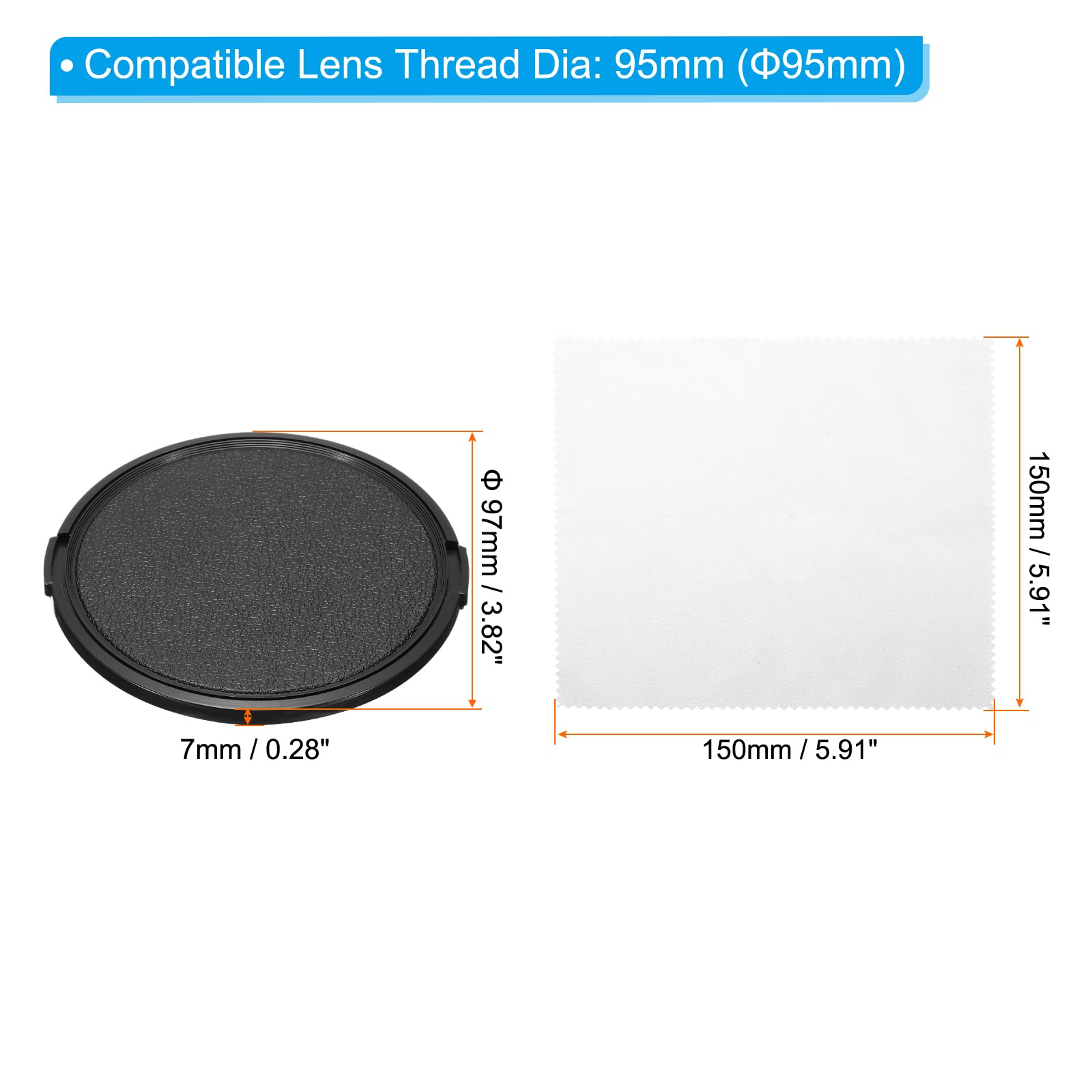 PATIKIL 95mm Lens Cap - Image 2