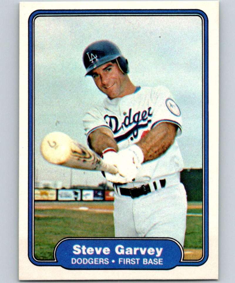 Amazon.com: 1982 Fleer Baseball #5 Steve Garvey Los Angeles