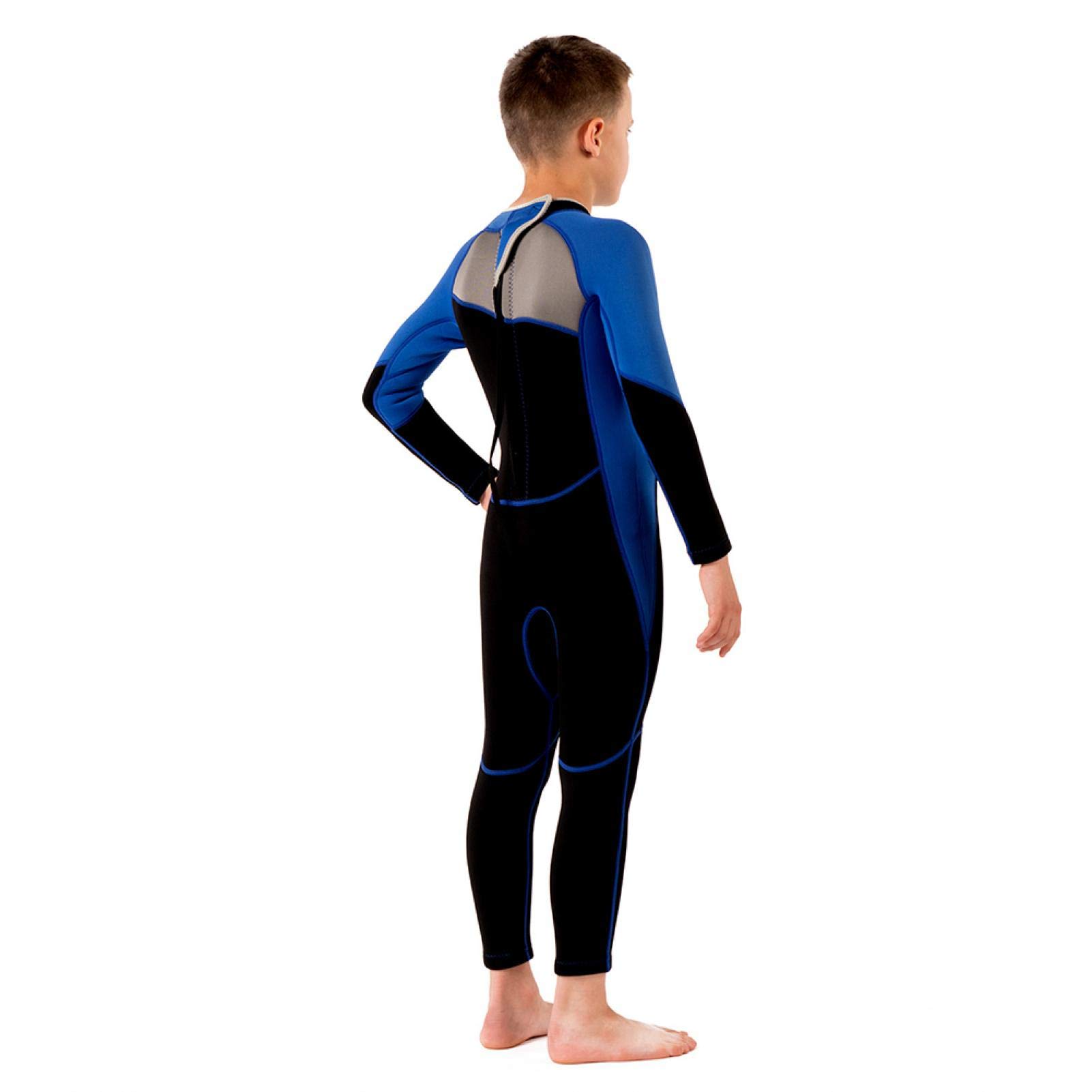 Children Diving Suit, Fine Workmanship Kid Wetsuit Comfortable Zipper Design for Swimming for Man for Diving(4 Yards)-image-7