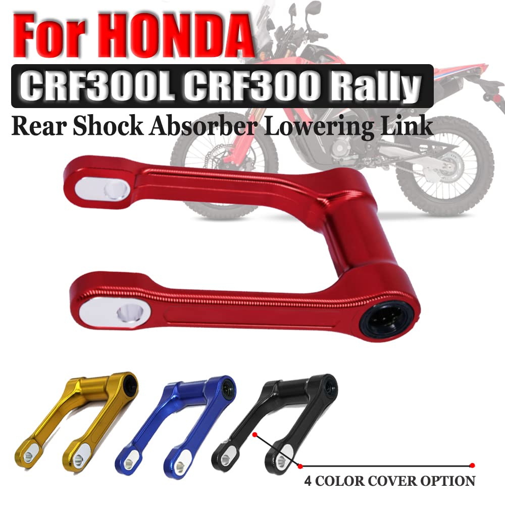 Biellette D'Abaissement De Suspension Arrière Pour Honda CRF300L (2021-2022) - Alliage D'Aluminium Anodisé - Améliore La Maniabilité Et Abaisse La Hauteur De Selle