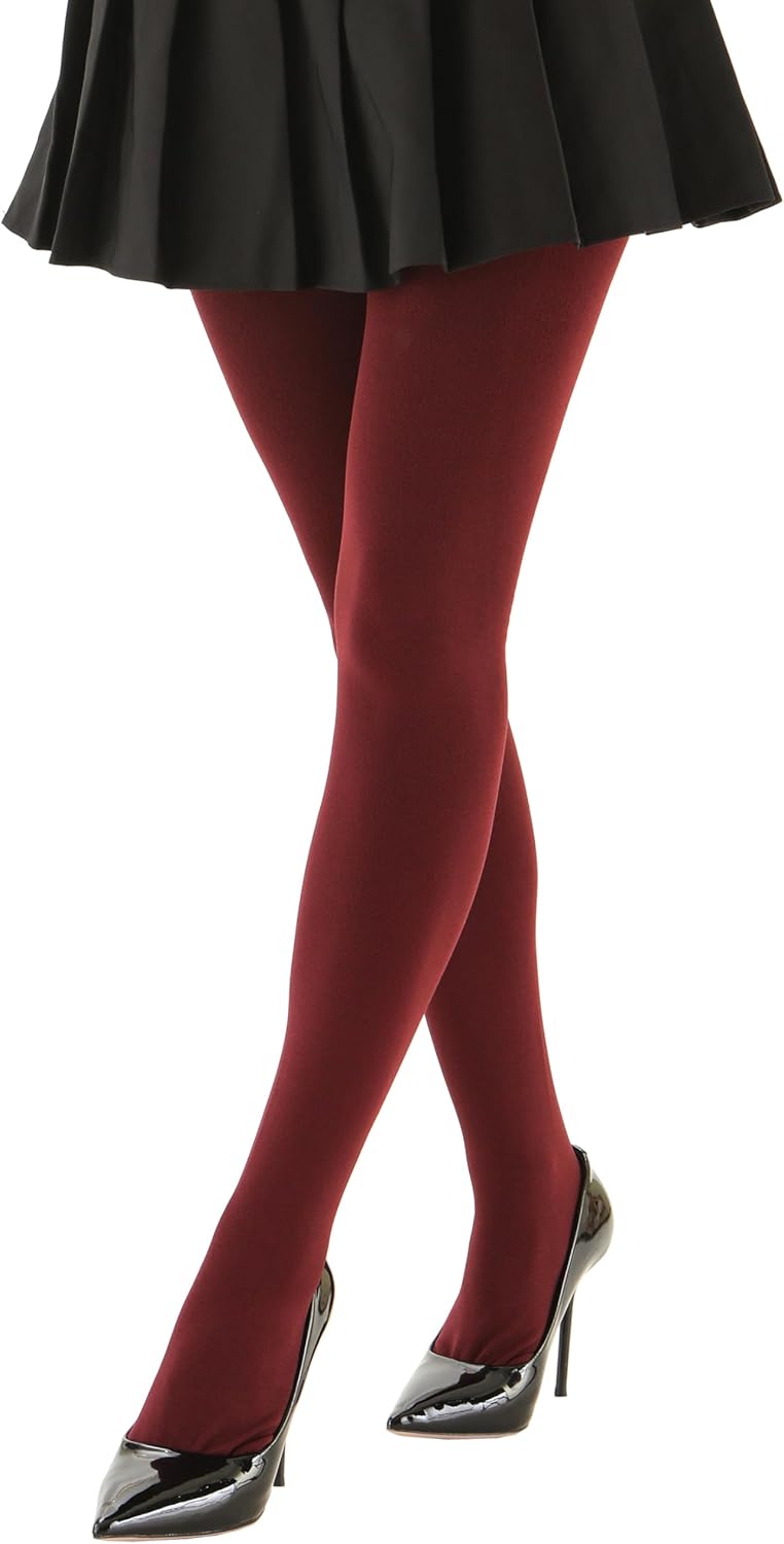 EVERSWE Women's Opaque Fleece Lined Tights, Thermal Tights - Image 7