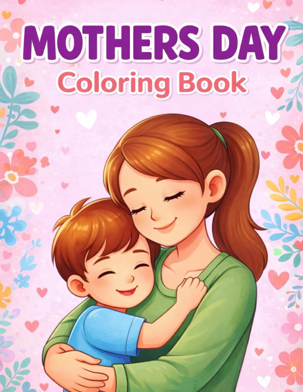 Mothers Day Coloring Book: Beautiful Mother’s Day Coloring Book with 30 Unique Designs – A Heartfelt Gift for Mom, Relaxing and Fun