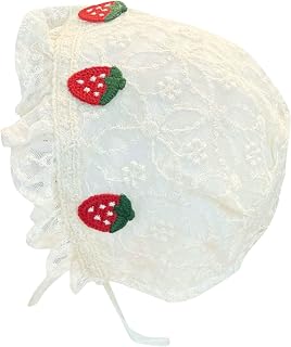 Baby Boy Head Infant Hat Summer Sun Hat Girl Hat Hat Sunscreen Sun Cute Girl Princess Wind Lace Sun Hat Strawberries Infant Boy Jackets