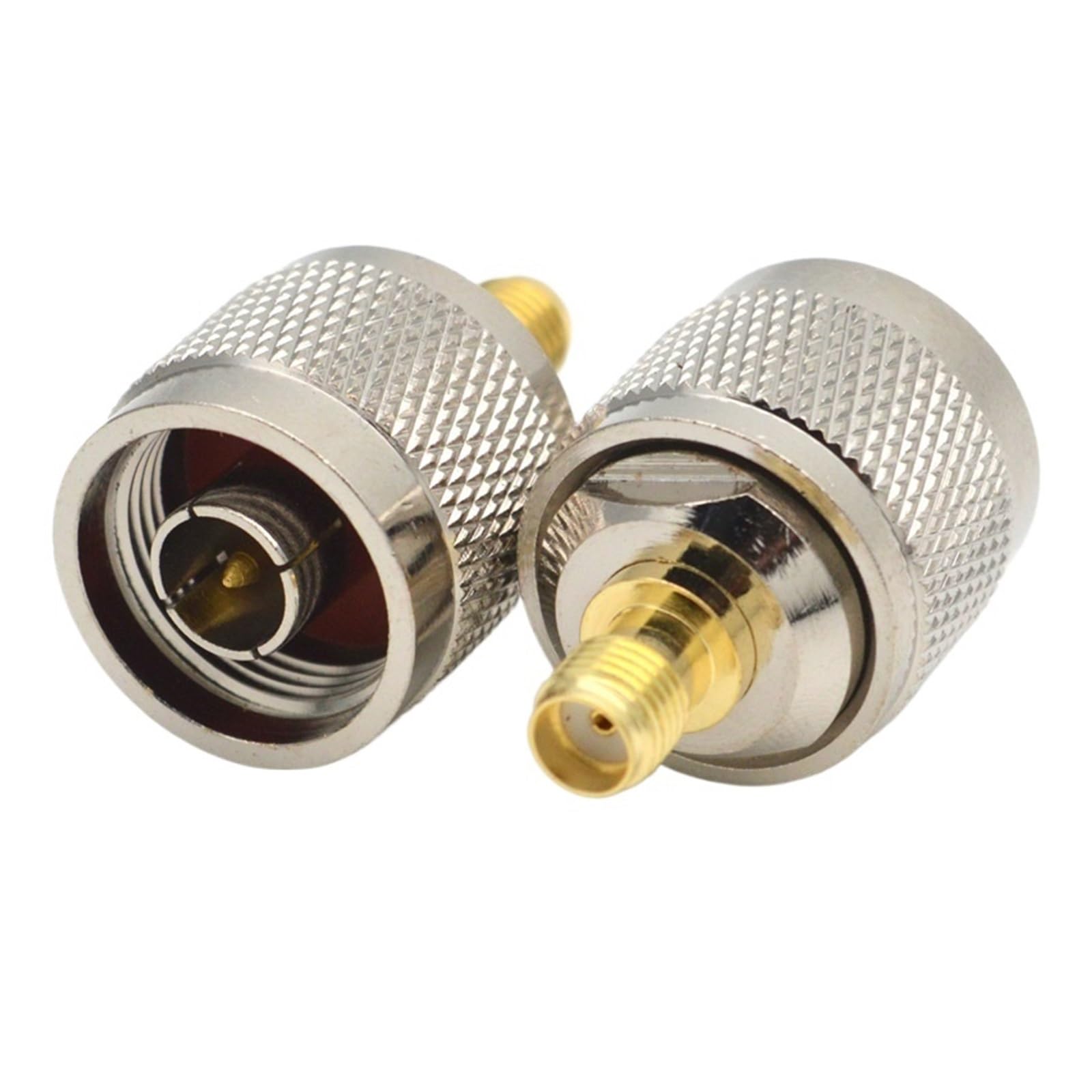 Adaptador N Macho para conector recto de latón NJ-SMAK de RF coaxial 2