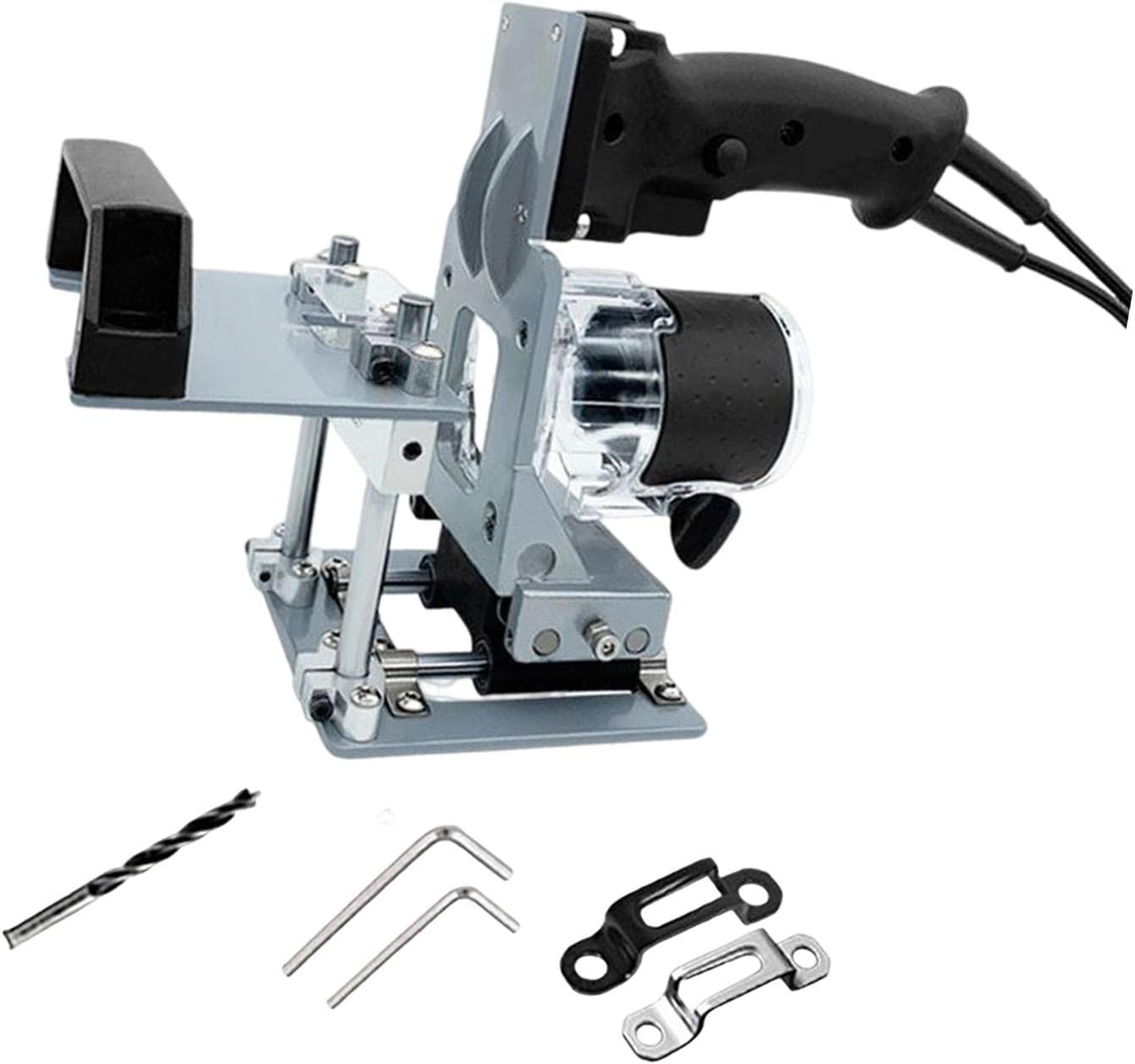 Baoblaze 2 in 1 Slotting Locator Power Tools Parts for Furniture Splicing