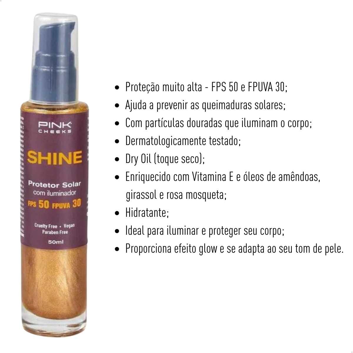 Kit Rosto e Corpo: Proteção e Glow Total, Shine FPS 50 Corporal 50ml + Glow Booster FPS 70 Facial 30ml, Iluminador em promoção! Veja a oferta e mais achadinhos de Corpo 4 Hoje é o melhor dia para comprar Kit Rosto e Corpo: Proteção e Glow Total, Shine FPS 50 Corporal 50ml + Glow Booster FPS 70 Facial 30ml, Iluminador com aquele preço maroto! Promoção! Aproveite a oferta! 4