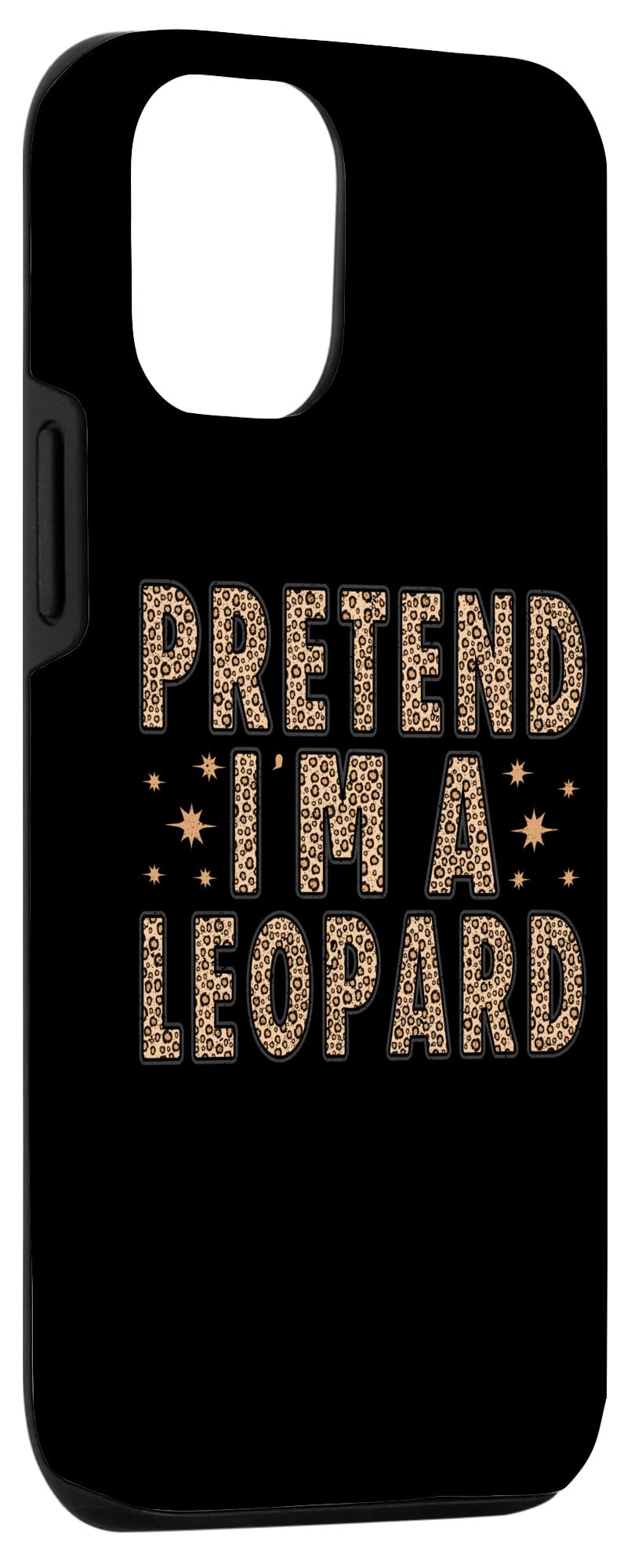 iPhone 14 Pro Pretend Leopard Easy Lazy Funny Last Minute Halloween Costum Case - Image 3