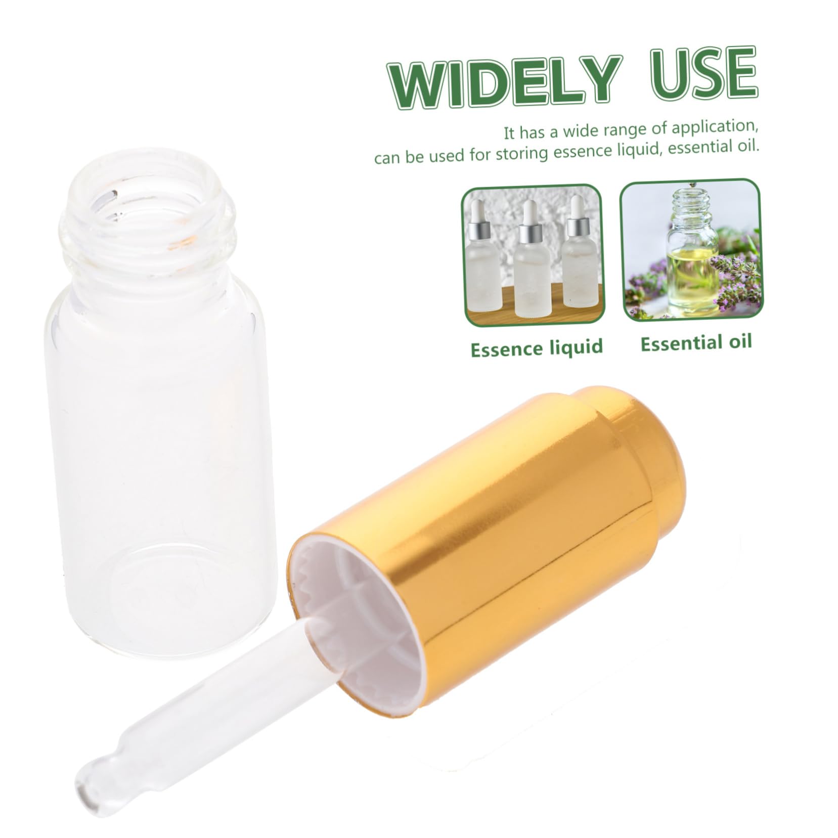 Didiseaon 4 Juegos Frascos De Frasco Cuentagotas De Botella De Spray De Aceite Titular De Líquido Dispensador Frasco Cuentagotas De Dispensando Bomba Vidrio 8 Uds * 4