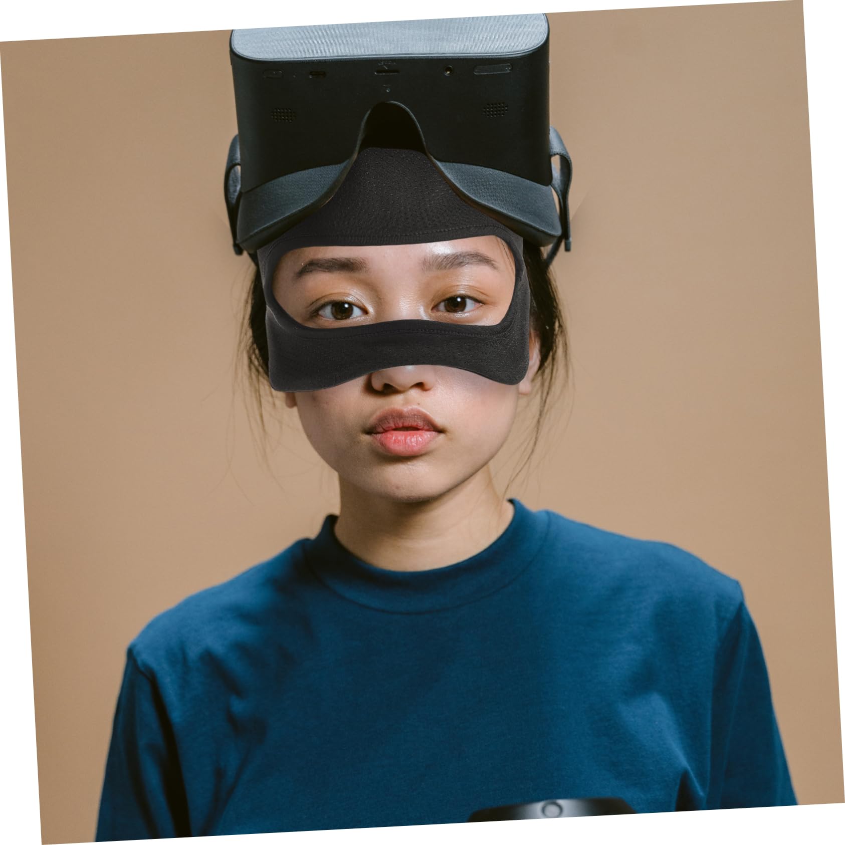 Housoutil 5 Pezzi Maschera Per Gli Occhi Elastica Vr Maschera Per Dormire Per Visori Vr Imbottitura Morbida Facile Da Indossare Lavare
