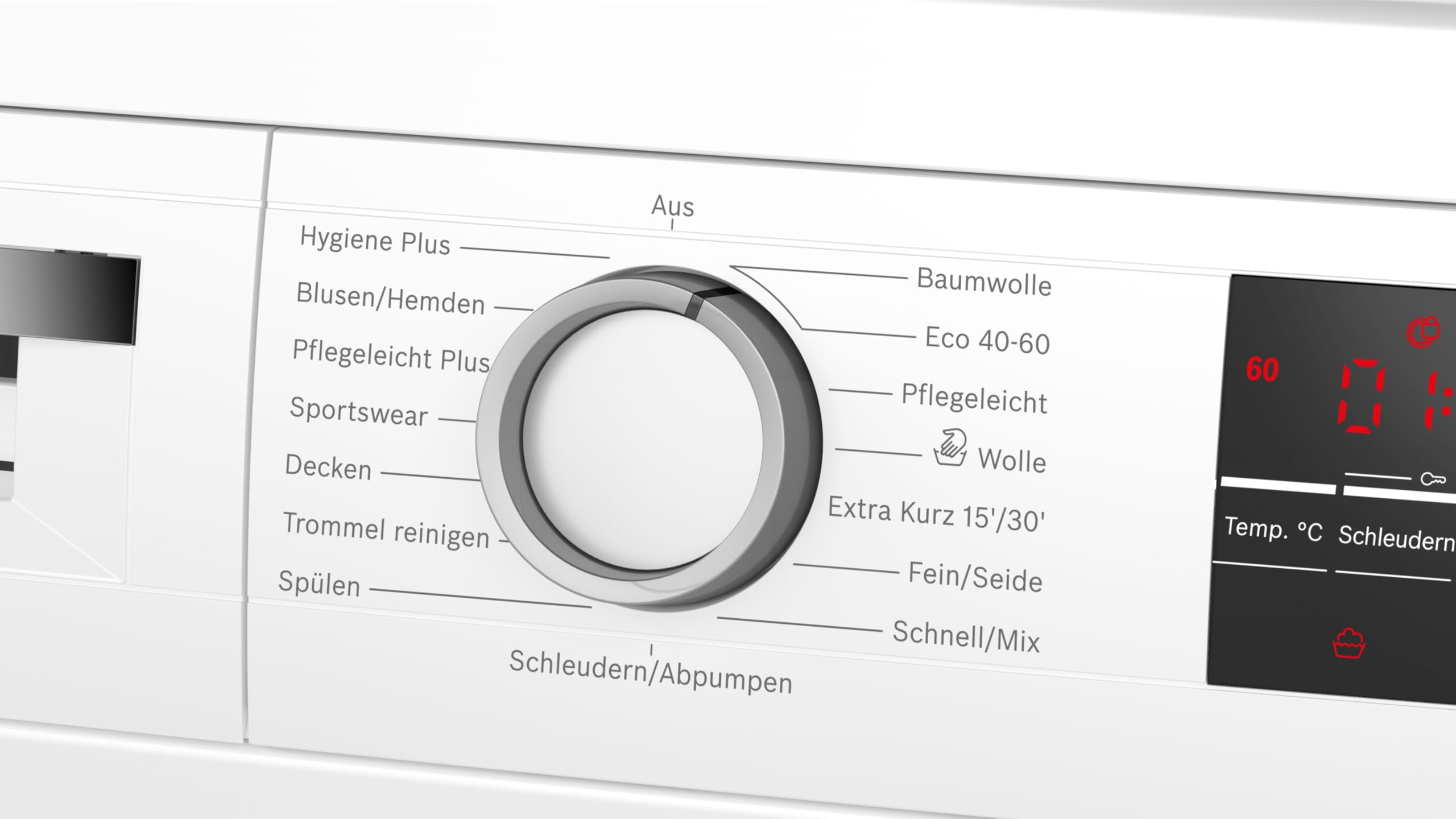 Bosch WUU28T22, Serie 6, Frontlader Waschmaschine, 9 kg, 1400 UpM, Unterbaufähig, SpeedPerfect, Maximale Energie- und Wasserersparnis, Nachlegefunktion, besonders hygienisch, AquaStop