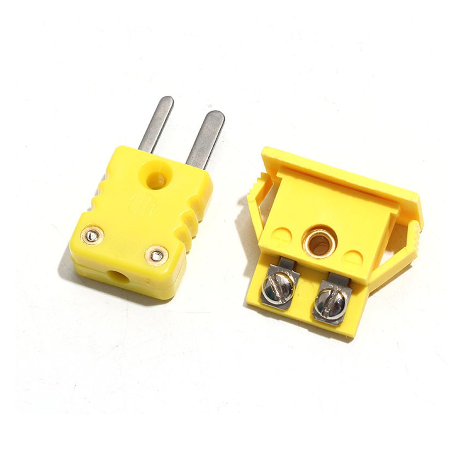 FULIMEI K-type Thermocouple Plug Socket T-type Male And Female Connector J-type RS-type Temperature Measuring Installation 1PC(K Plug panel socket)