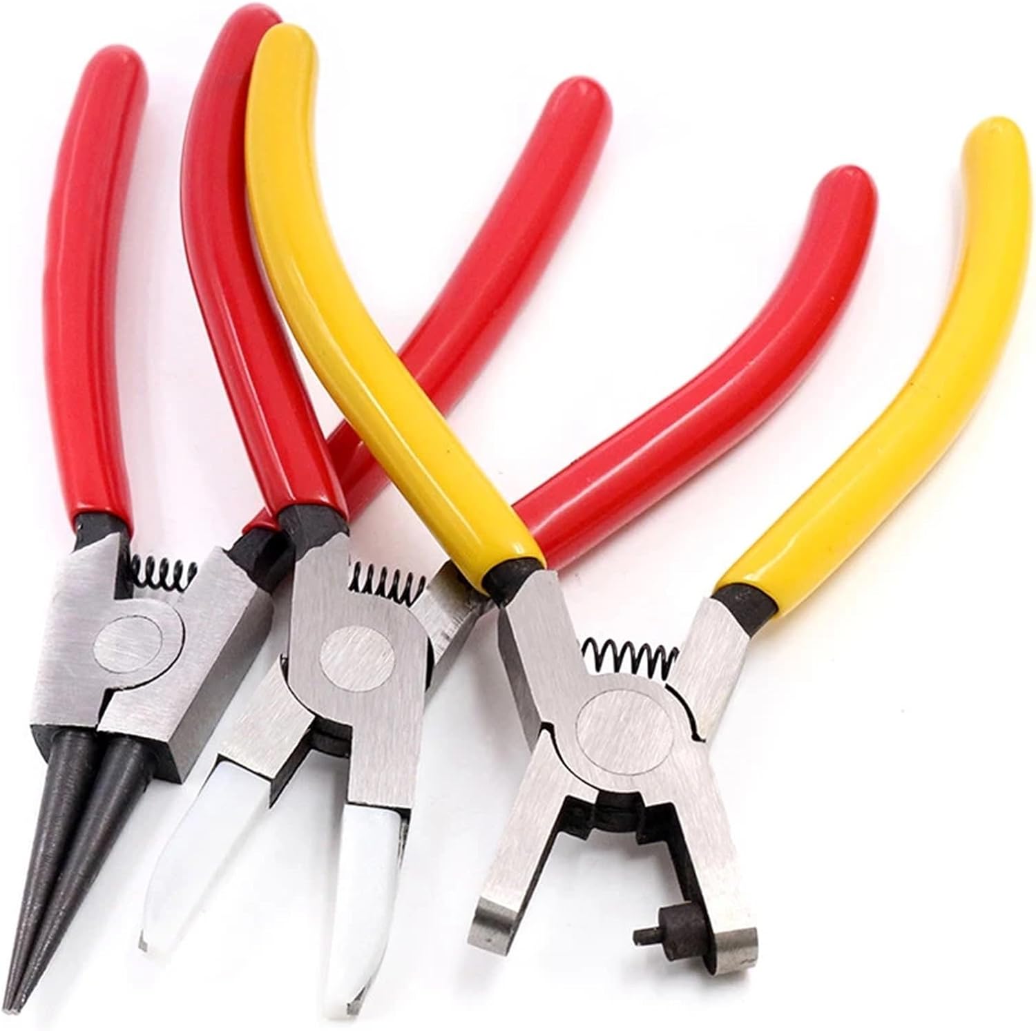 Split Ring Pliers for Jewelry Making 3Pcs Multifunction Split Ring Opener Pliers Tool DIY Hand Tools(AH-101)