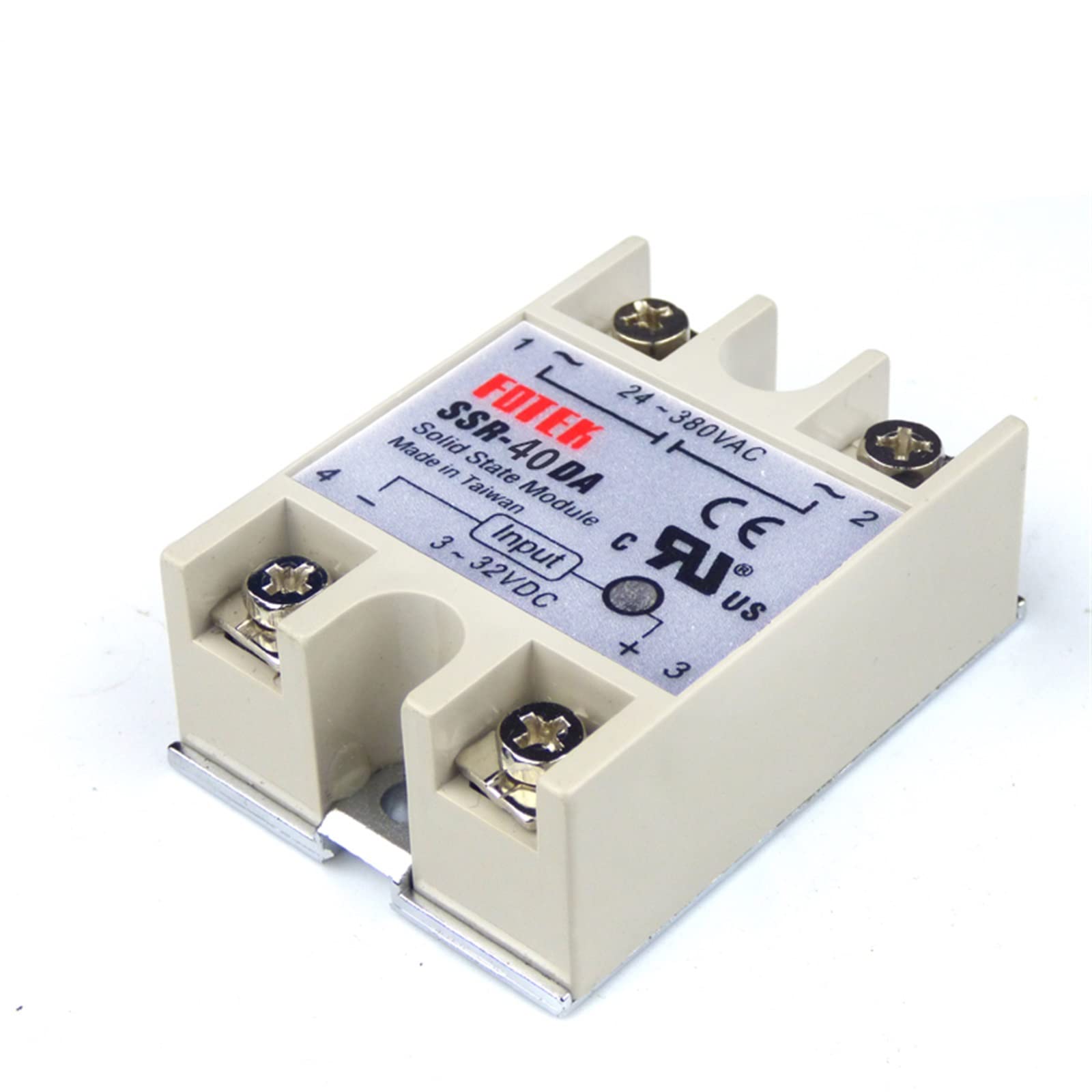 Relé de Estado sólido de CC a CA SSR 40DA 24V-380V 40A SSR-40DA Relé de Estado sólido