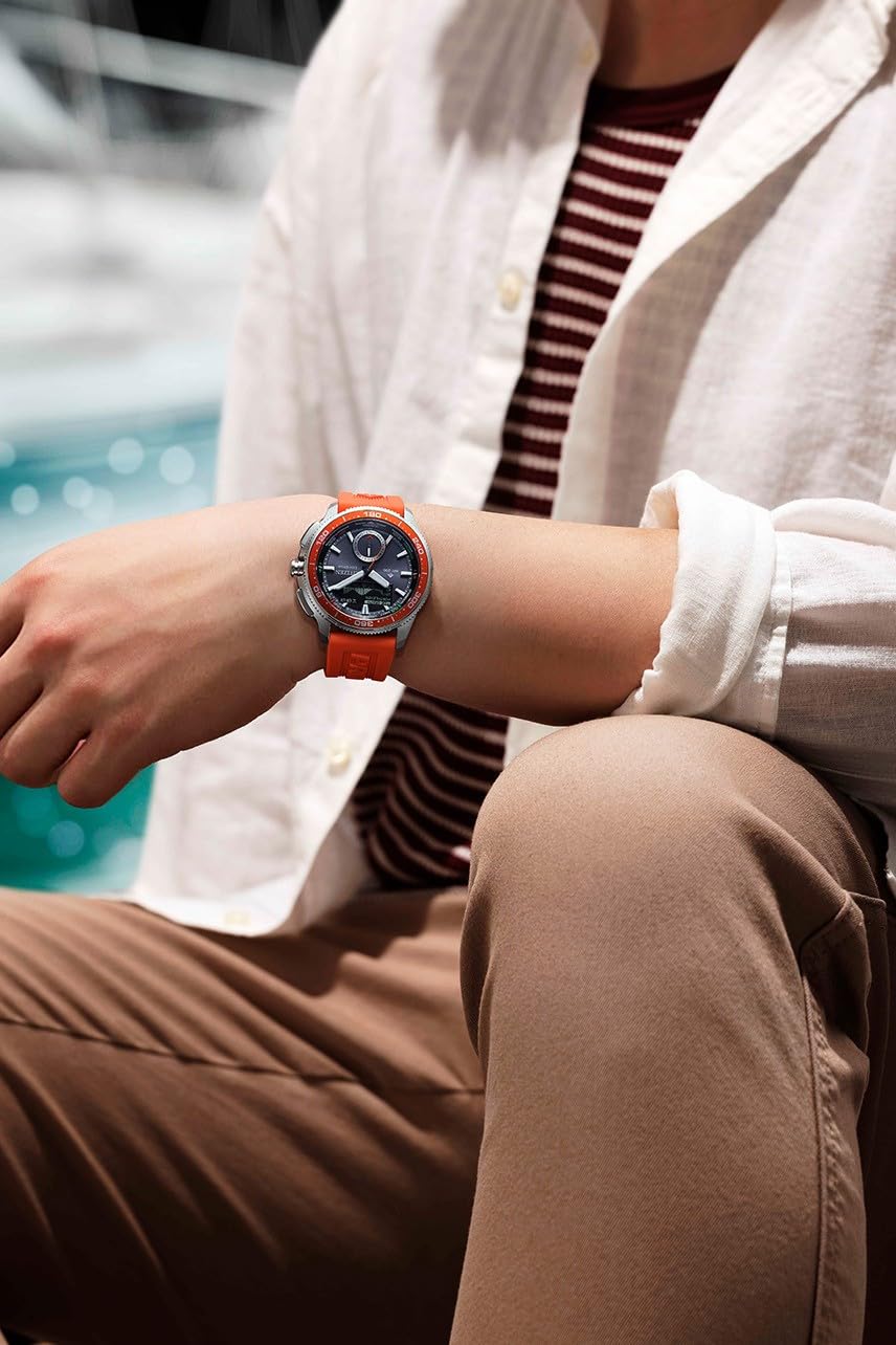 Citizen Herren Analog Digital Armbanduhr Wave Tracker