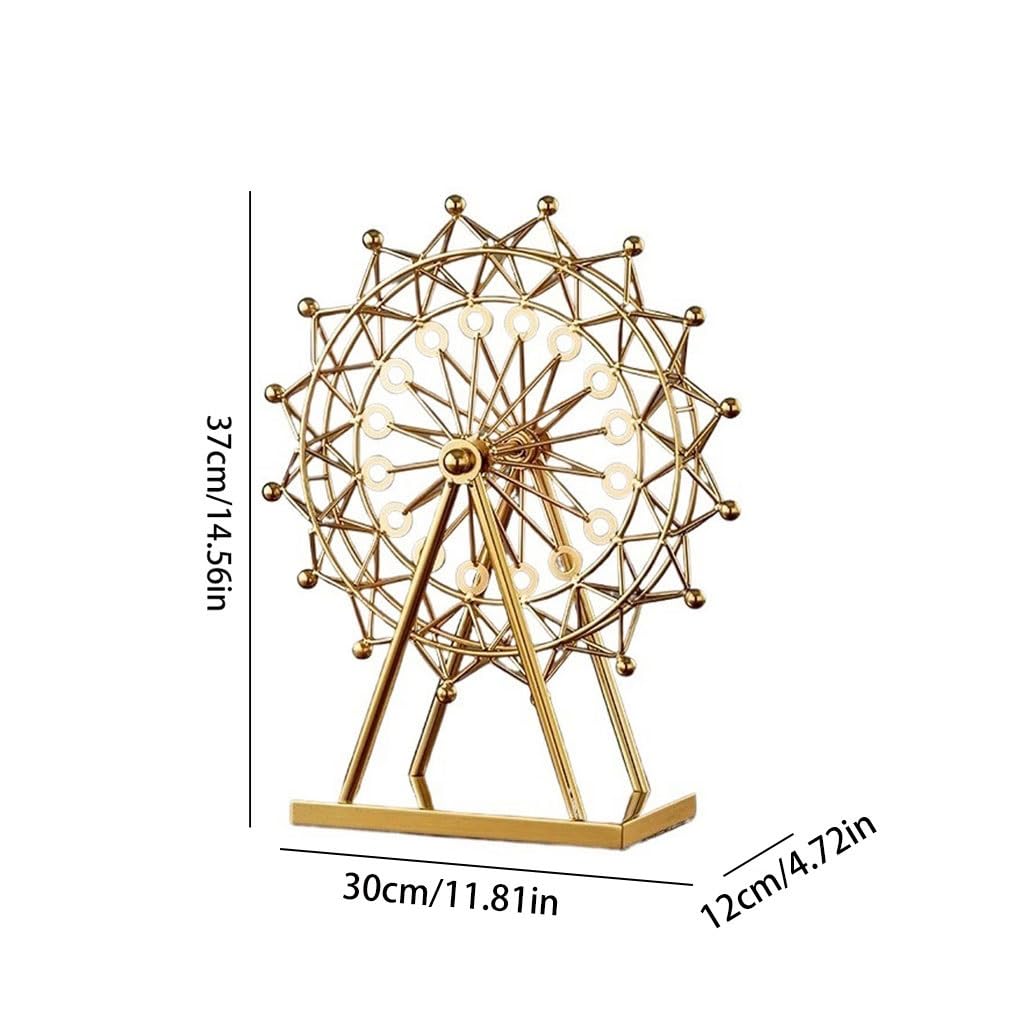 Kunsthandwerkliche Ornamente Nordische Kreative Persönlichkeit Riesenrad Ornamente Einfache Drehbare Handwerk Dekorationen Dekorationen Für Zuhause(A)