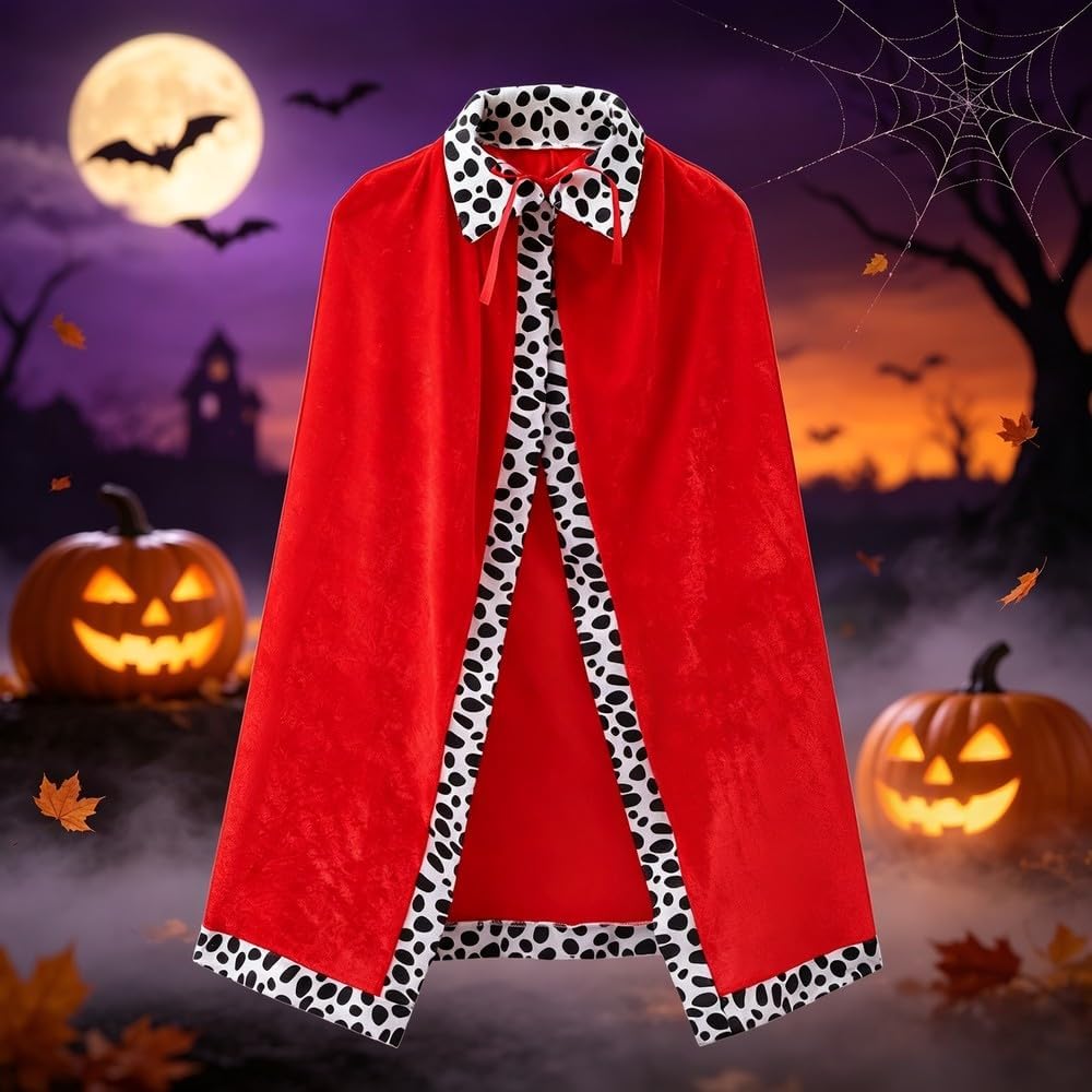King Cape for Halloween,Queen Royal Robe,Coronation Cloak for Halloween Costume Party Accessory