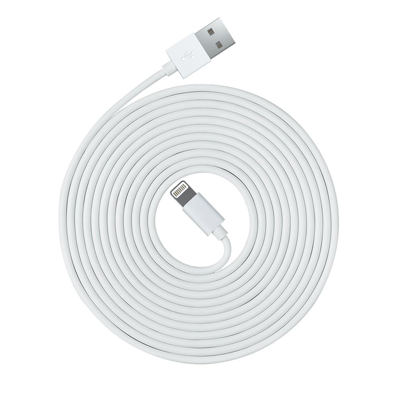 OPSO [Apple MFi Certified] 3M / 10 ft Lightning 8-pin to USB Charging Cable/Cord for iPhone 7 6s 6 Plus SE 5s 5c 5,iPad Pro Air 2,iPad Mini 4 3 2,iPod Touch Nano - White (B01D3Z79VG) Amazon Price History, Amazon Price Tracker